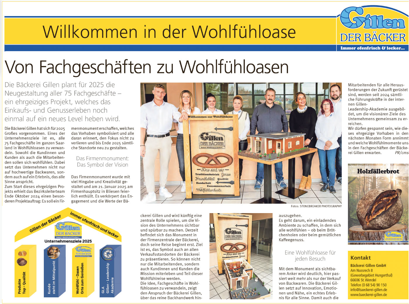 Zeitungsartikel der Saarbrücker Zeitung